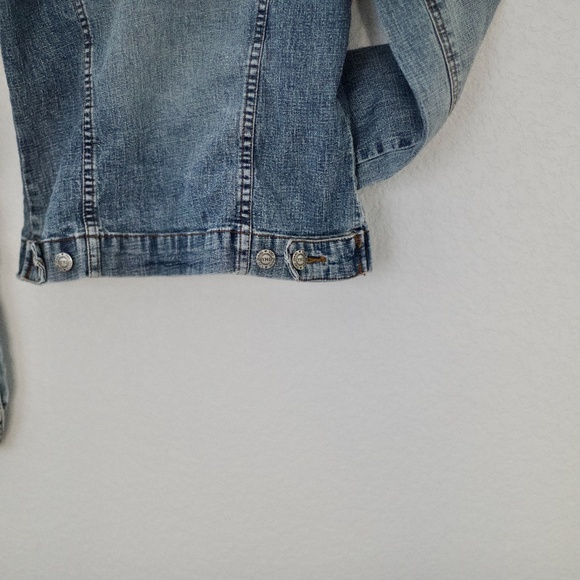 YMI Cropped Denim Jean Jacket S - Picture 8 of 9